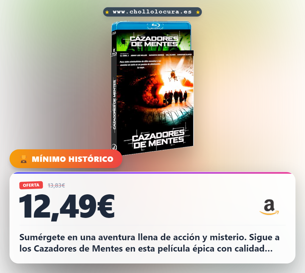 Sumérgete en una aventura llena de acción y misterio. Sigue a los Cazadores de Mentes en esta película épica con calidad Bluray. Prepárate para vivir emociones intensas y descubrimientos inolvidables.