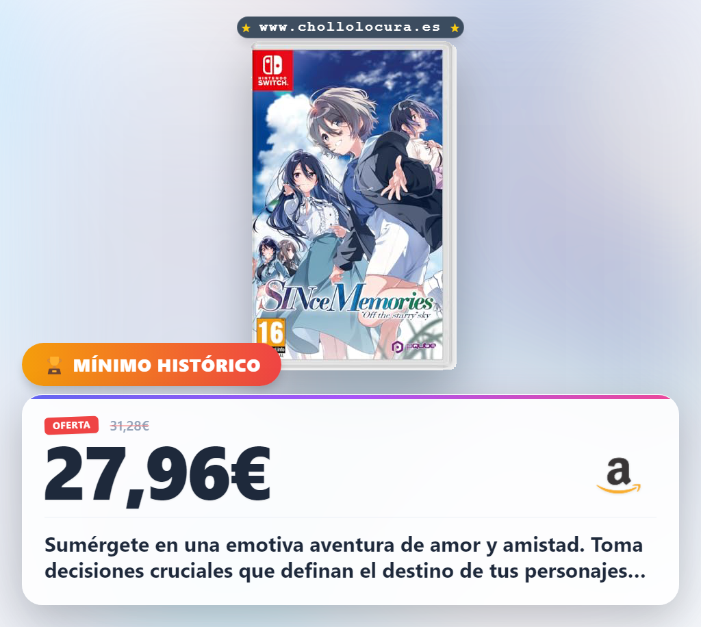 Disfruta la aventura emocional SINce Memories Off the Starry Sky en Nintendo Switch con gráficos asombrosos