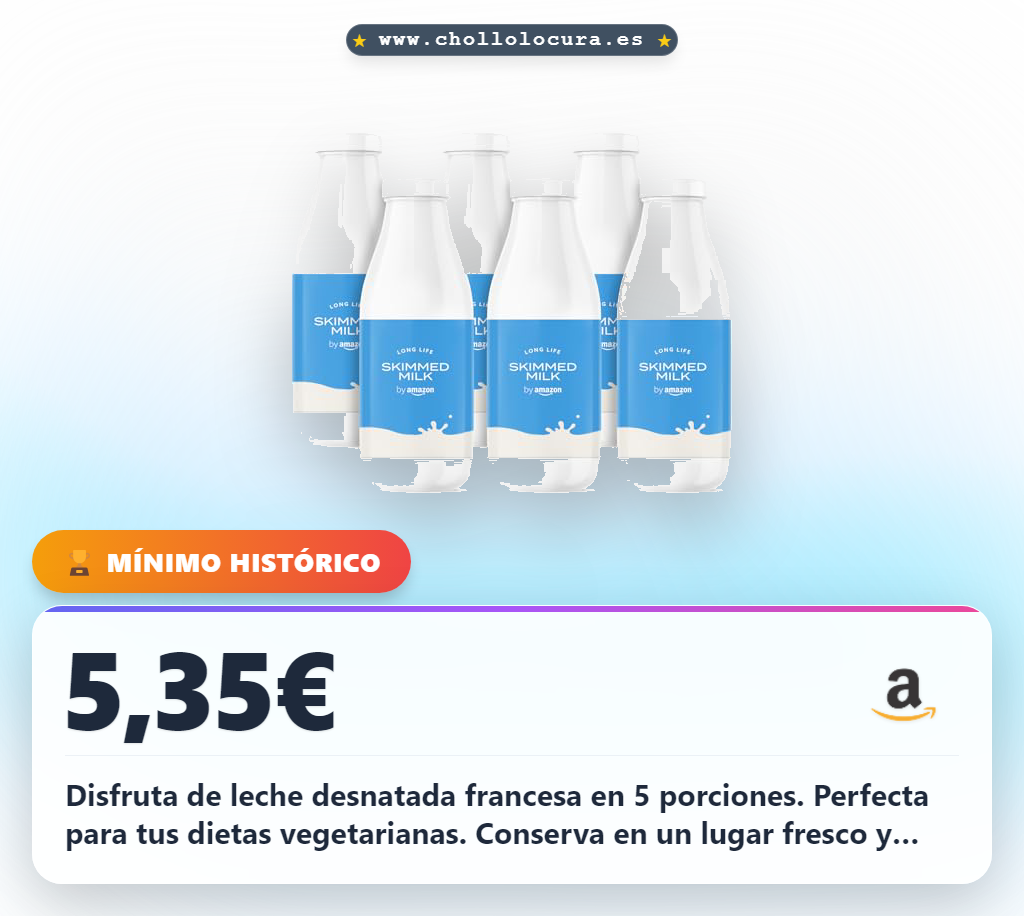 Aprovecha leche desnatada UHT de Francia para dietas vegetarianas en oferta histórica