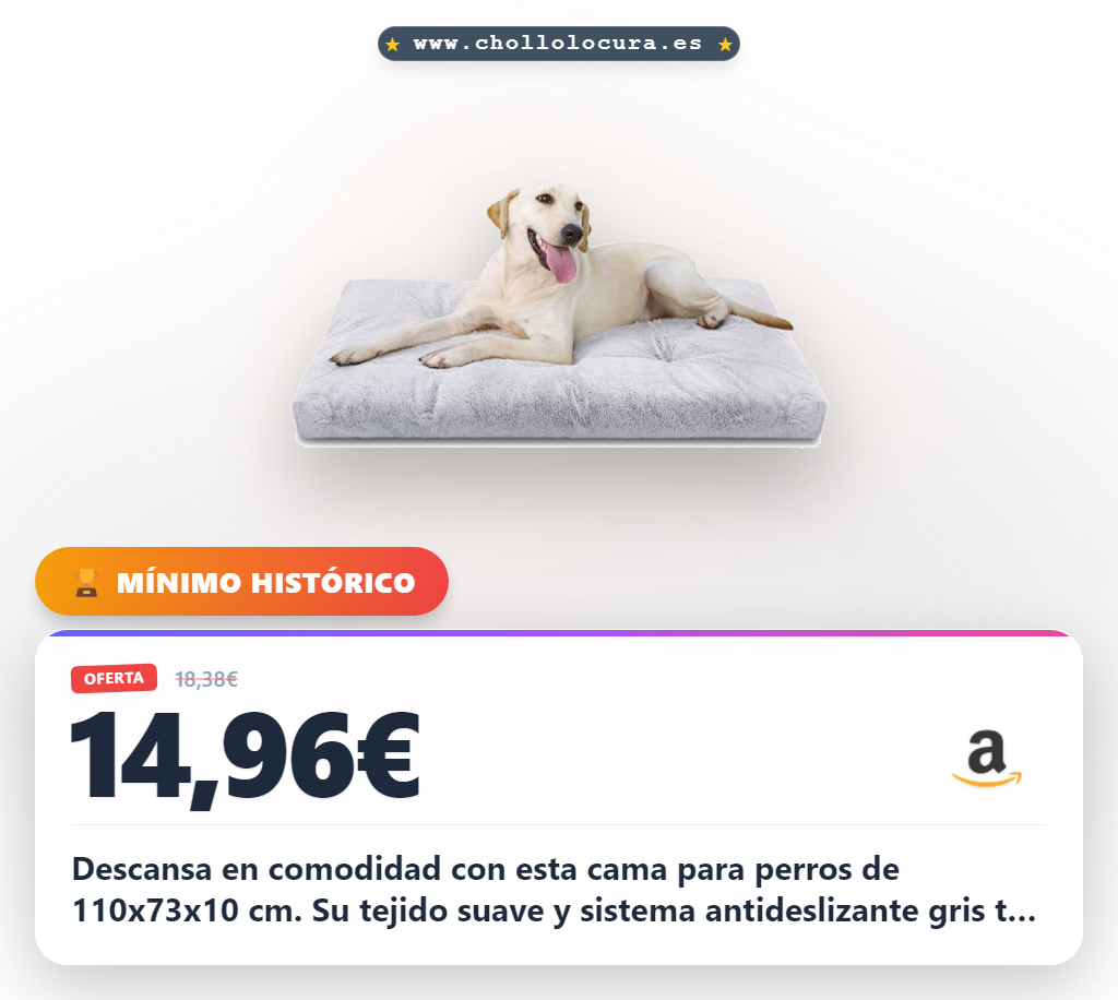 Nobleza Cama Lavable Grande para Perros, Super Suave y Esponjosa Anti-Ansiedad, de Felpa con Fondo Antideslizante, Gris Antiestres, 110x73x10 cm, XL