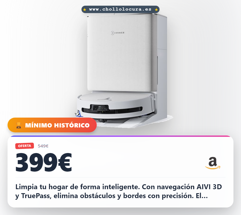 Aprovecha el DEEBOT T90 OMNI con sistema BLAST, OZMO ROLLER 3.0 y IA AGENT YIKO al mejor precio