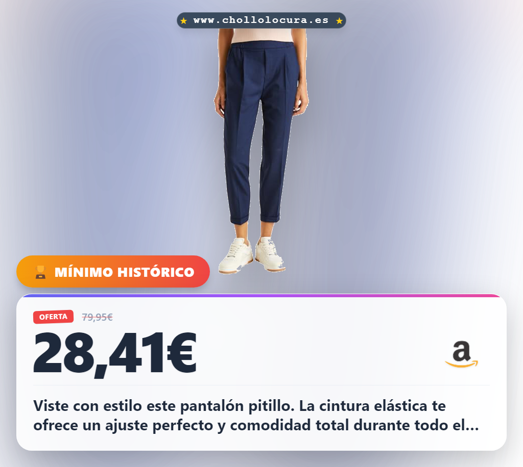 Aprovecha este pantalón pitillo Benetton turquesa con pierna al maléolo y cintura elástica a precio de chollo hoy mismo