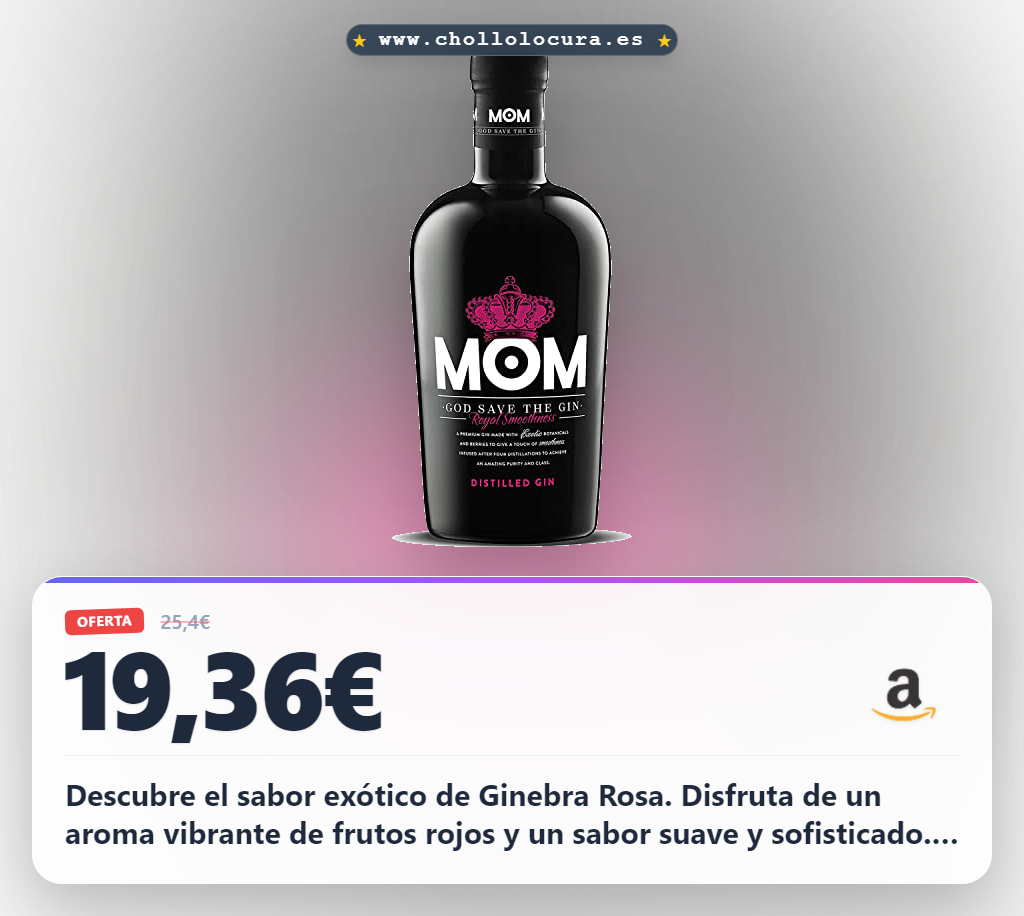 Disfruta la Ginebra Rosa exótica con frutos rojos y botánicos. Sabor vibrante y sofisticado al mejor precio