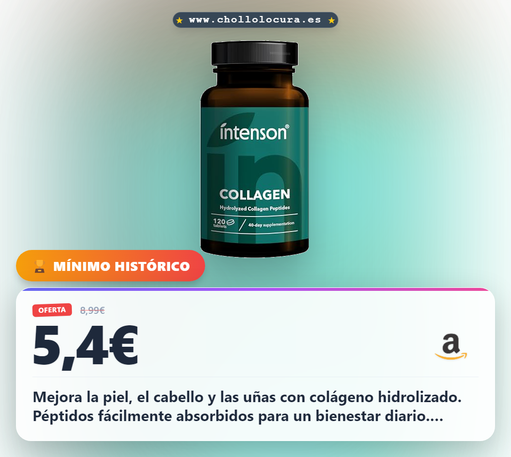 Aprovecha los péptidos de colágeno hidrolizado para piel cabello y uñas en oferta histórica