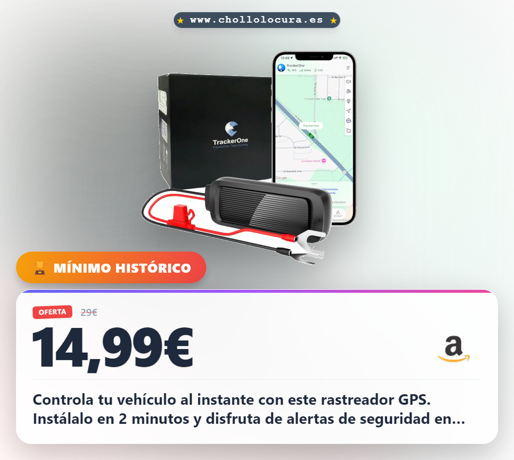 Consigue el rastreador GPS cableado 4G LTE con precisión 5m y alertas de peligro al mejor precio del año en oferta histórica al instante