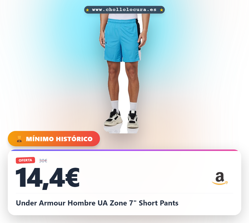 Under Armour Hombre UA Zone 7" Short Pants