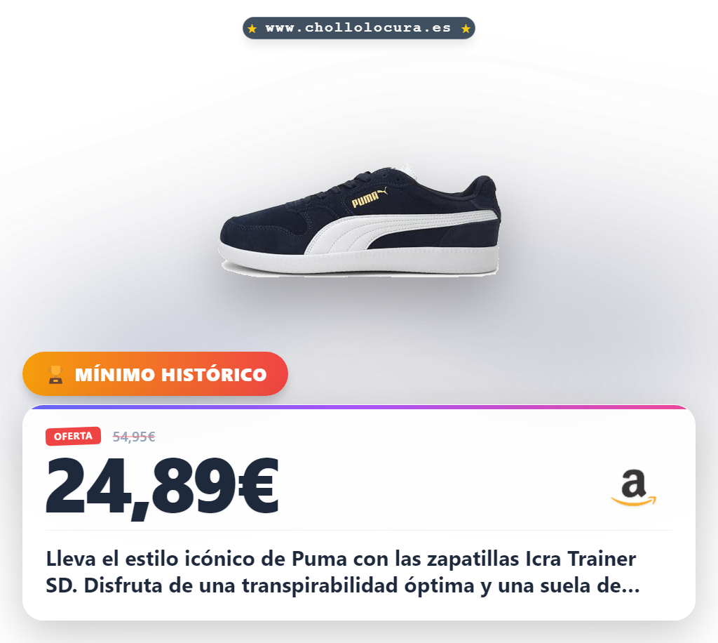 Aprovecha las zapatillas Puma Icra Trainer SD Low Top para hombre y mujer en oferta histórica