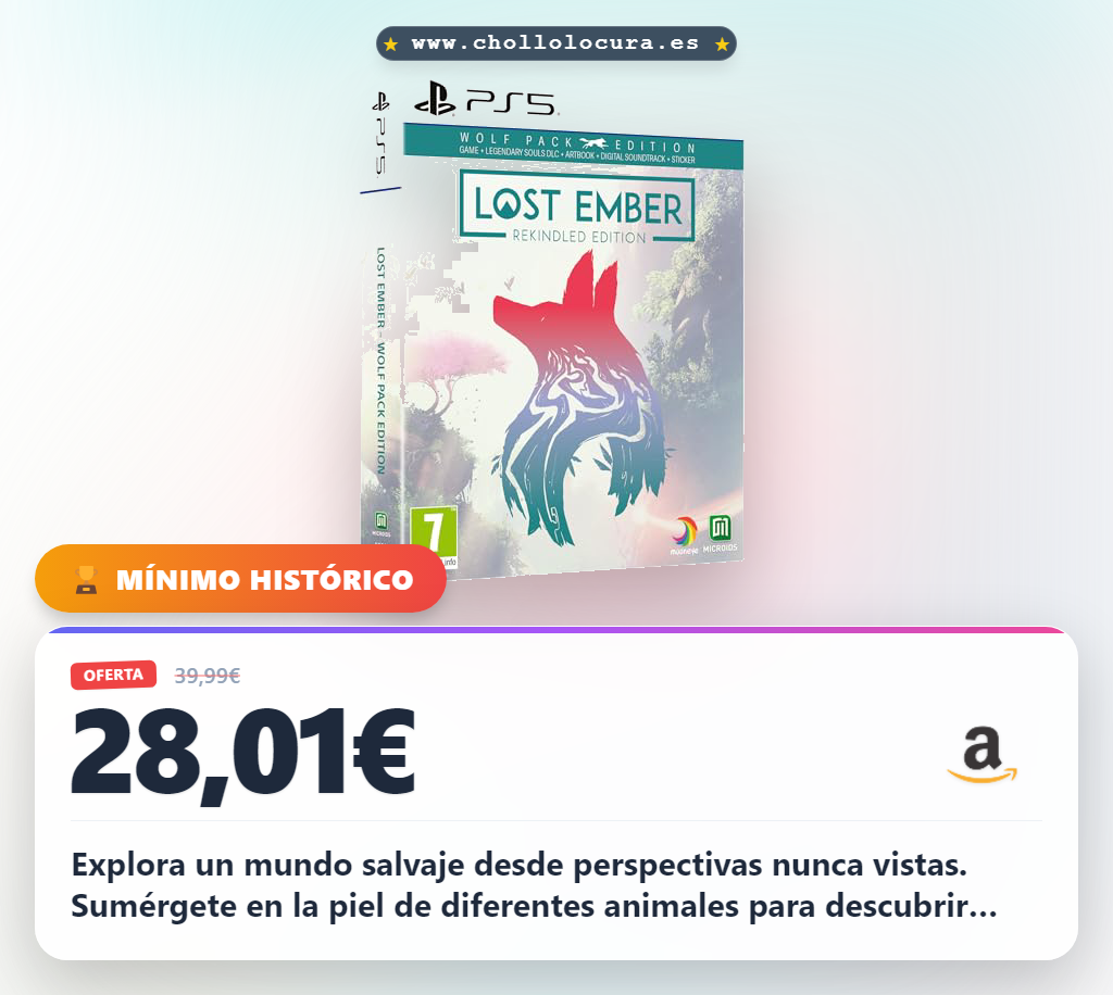 Explora un mundo salvaje desde perspectivas nunca vistas. Sumérgete en la piel de diferentes animales para descubrir secretos ancestrales y vastos paisajes. Vive una historia de lealtad y naturaleza indómita mientras te adentras en este reino perdido.