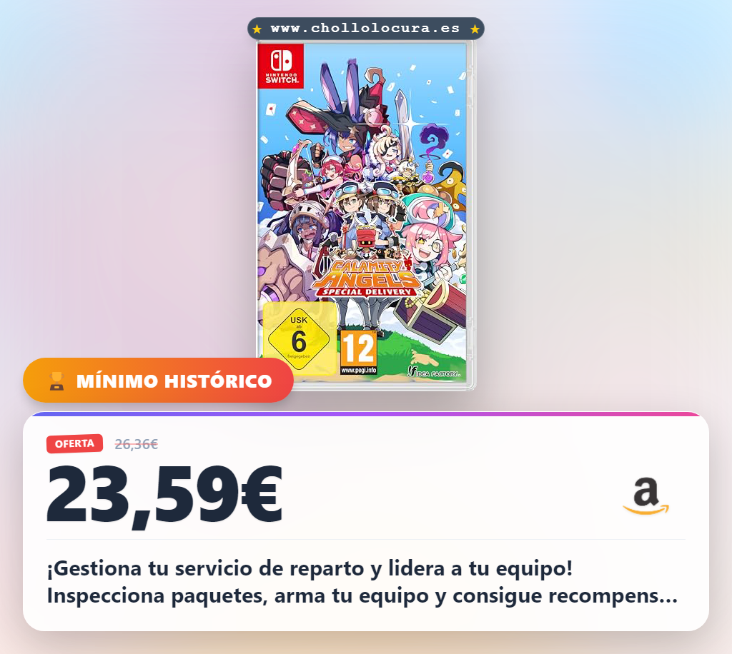 Encuentra Calamity Angels Special Delivery para Nintendo Switch. Aprovecha la aventura de entrega y colecciona recompensas en oferta.