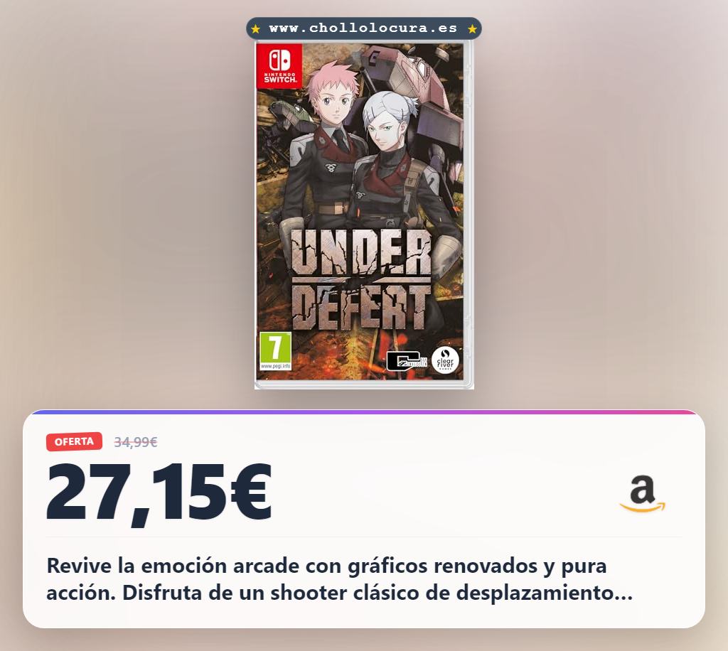 Aprovecha este shooter clásico de desplazamiento vertical con gráficos renovados en tu Nintendo Switch