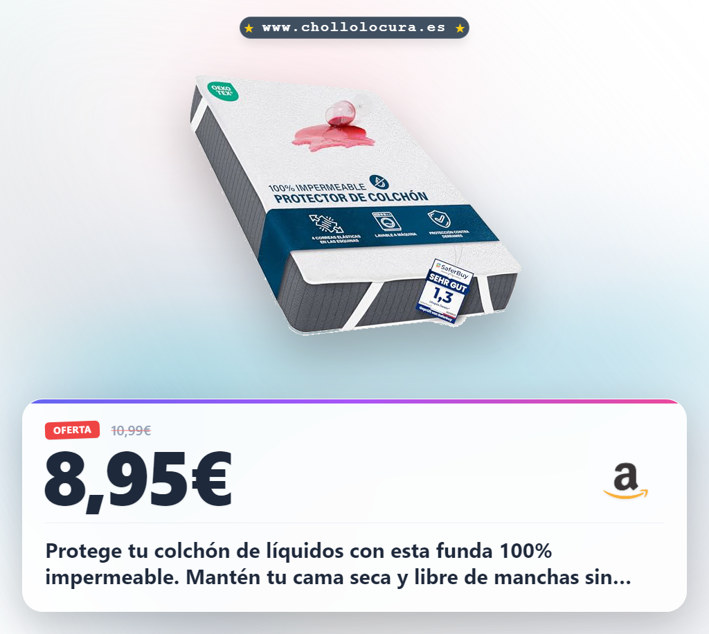 Aprovecha funda impermeable para colchón 160x200 cm con 4 correas elásticas a precio de chollo y máxima comodidad en oferta histórica