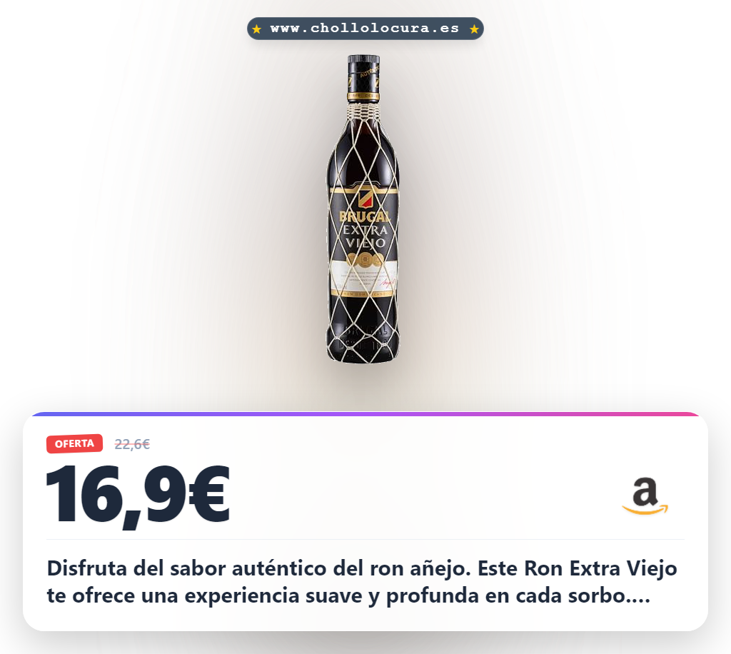 Aprovecha el aceite de oliva Brugal Ron Extra Viejo 700 ml al mejor precio de oferta