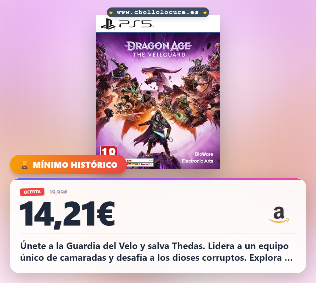 Aprovecha Dragon Age The Veilguard y lidera la Guardia del Velo para salvar Thedas en este juego de rol inmersivo