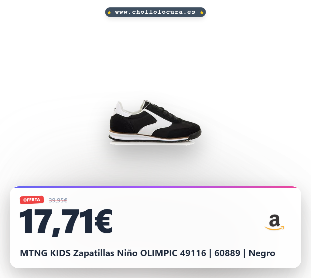 MTNG KIDS Zapatillas Niño OLIMPIC 49116 | 60889 | Negro