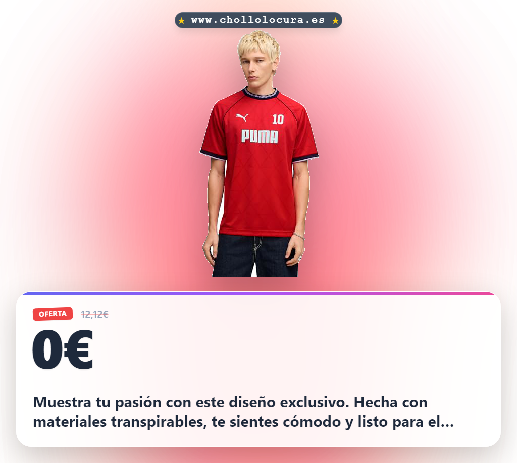 Aprovecha la PUMA Sport Pinnacle Camiseta de fútbol a precio de chollo para tu próximo partido