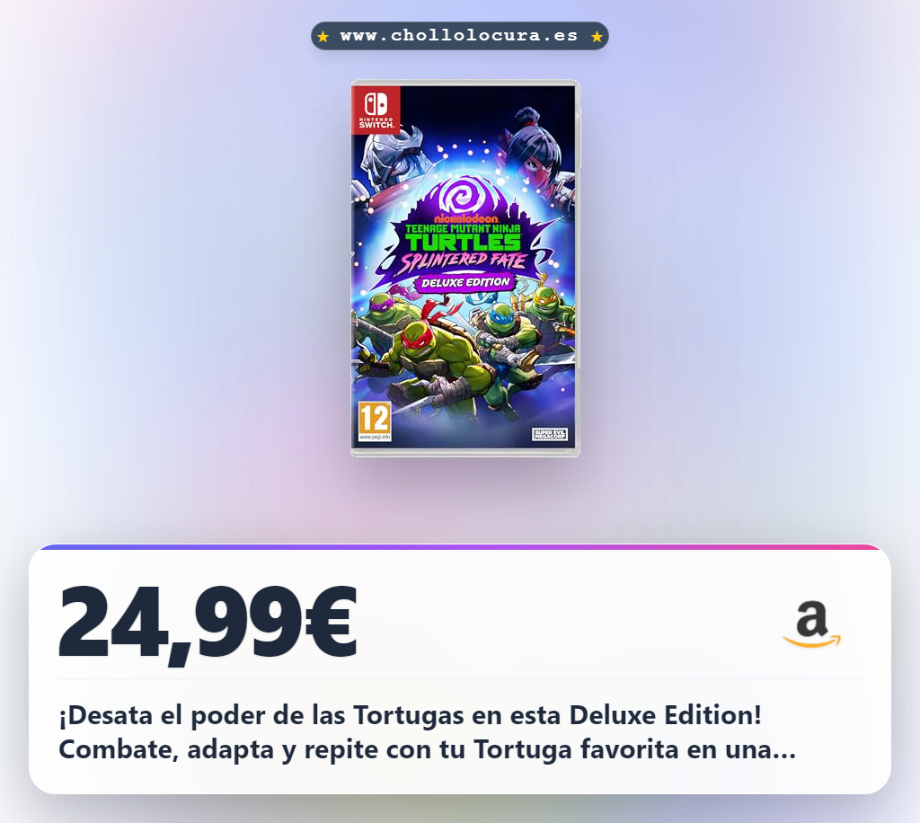 Aprovecha la historia de TMNT Deluxe Edition: Combate, adapta y repite con tu Tortuga favorita en Nintendo Switch