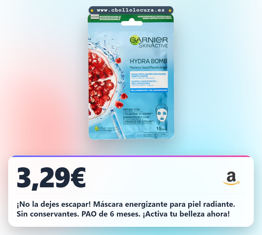 GARNIER Tissu Mask Energizante, 32g