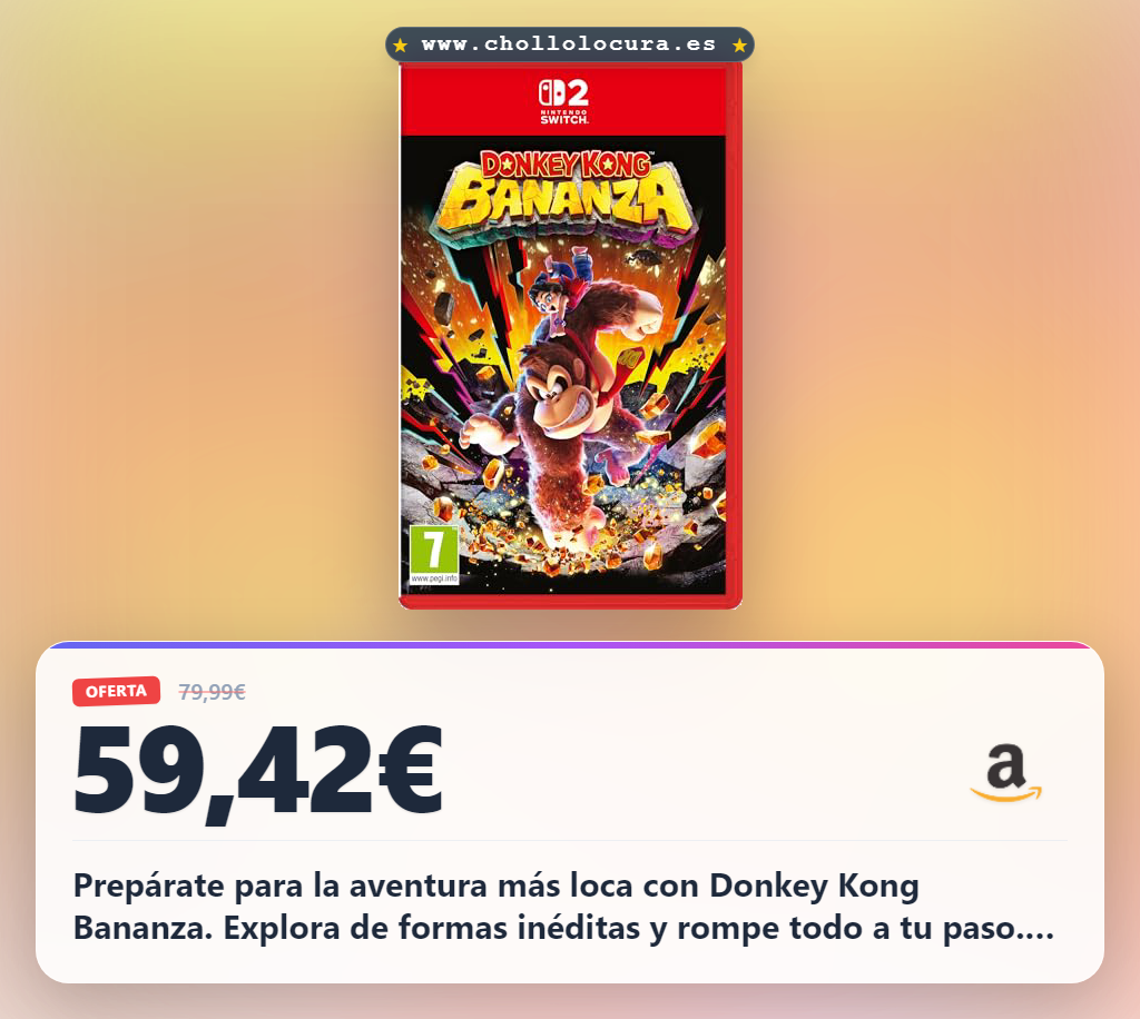 Aprovecha Donkey Kong Bananza para Nintendo Switch 2: la aventura más loca de plataformas en 3D