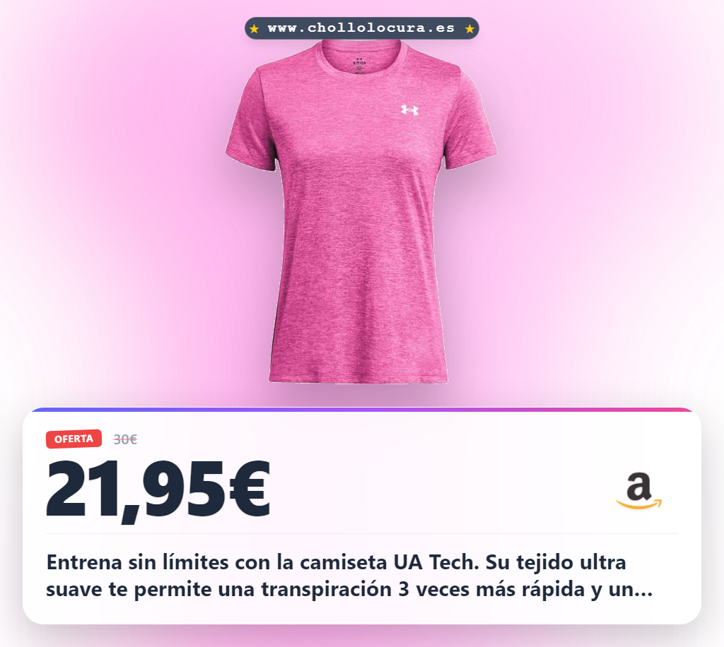 Entrena sin límites con la camiseta UA Tech. Su tejido ultra suave te permite una transpiración 3 veces más rápida y un secado instantáneo. Disfruta de total movilidad y control de olores para mantenerte fresco durante tu rutina.