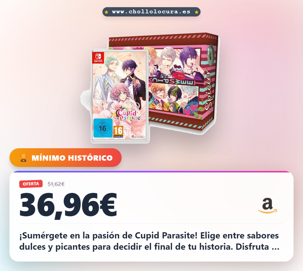 Consigue Cupid Parasite Sweet and Spicy Darling Limited Edition para Nintendo Switch en oferta histórica con Merenice Levin y nuevos sabores