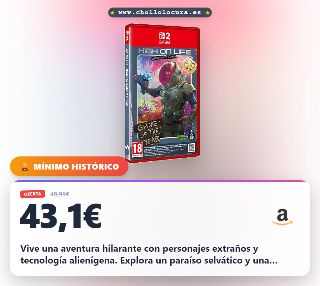 Aprovecha esta aventura hilarante con tecnología alienígena y personajes extraños para Nintendo Switch 2 Edition