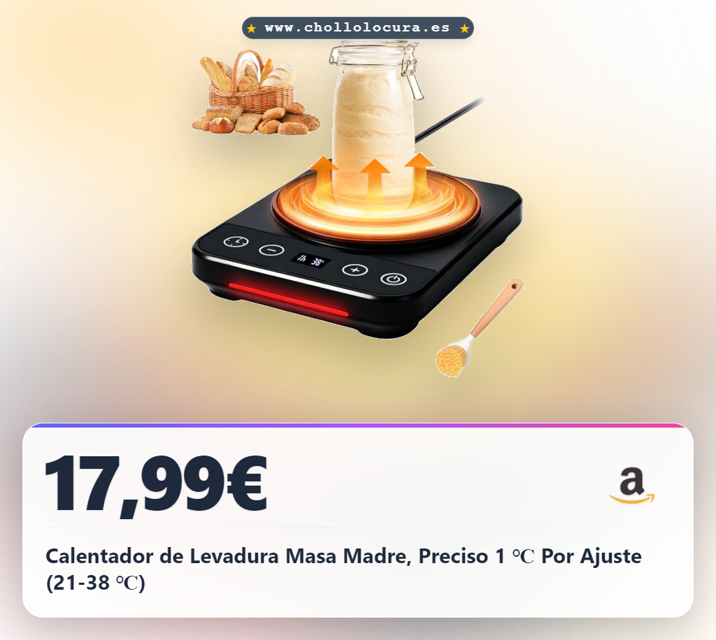 Calentador de Levadura Masa Madre, Preciso 1 ℃ Por Ajuste (21-38 ℃)