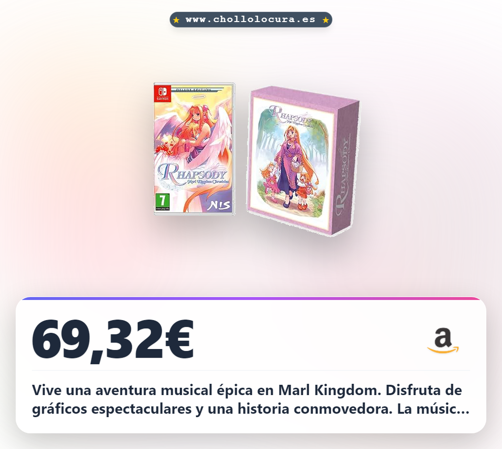Consigue Rhapsody Marl Kingdom Chronicles Edición Limitada para Nintendo Switch.