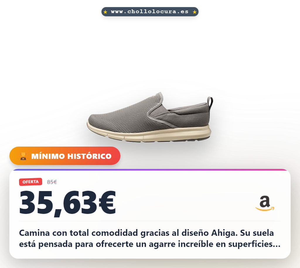 Aprovecha el Helly Hansen Ahiga Slip-On concreto para hombre en oferta histórica y disfruta de un chollo.