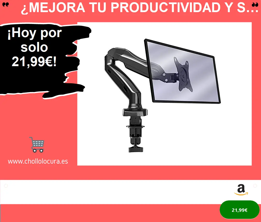 ¿Mejora tu productividad y salud con el soporte ergonómico de monitor MX150? Ajusta la altura y ángulo perfecto para reducir problemas de postura y aumentar tu bienestar en el lugar de trabajo.
