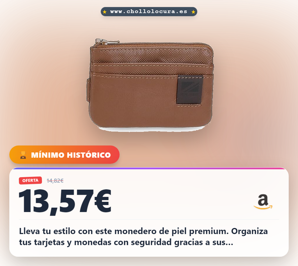 Llévate este monedero de piel premium Pepe Jeans con ranuras para tarjetas a precio de chollo en oferta limitada para tu bolsillo