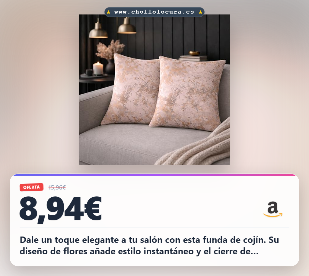 Encuentra fundas de cojín con estampado de flores jacquard. Diseño elegante y lavable. Aprovecha 10 unidades en oferta.