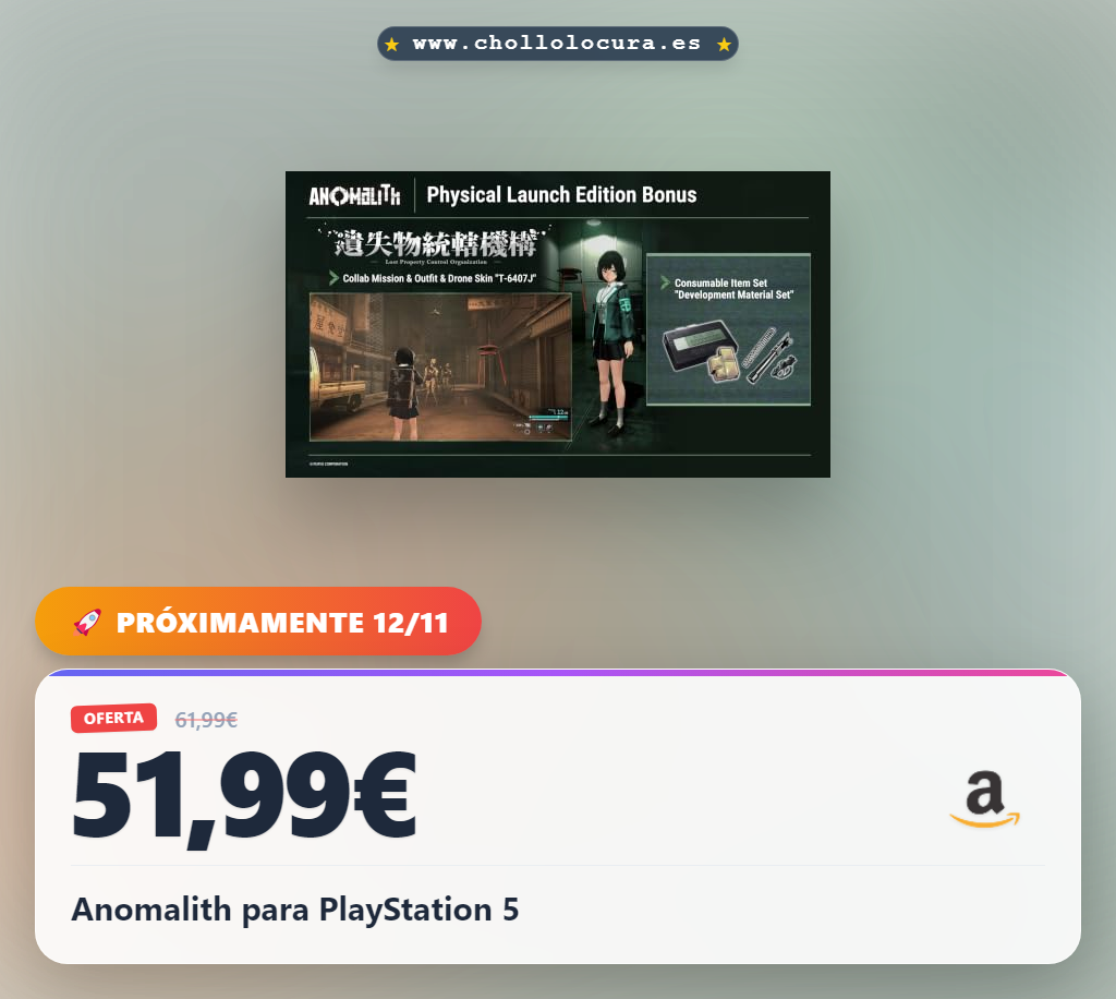 Anomalith para PlayStation 5