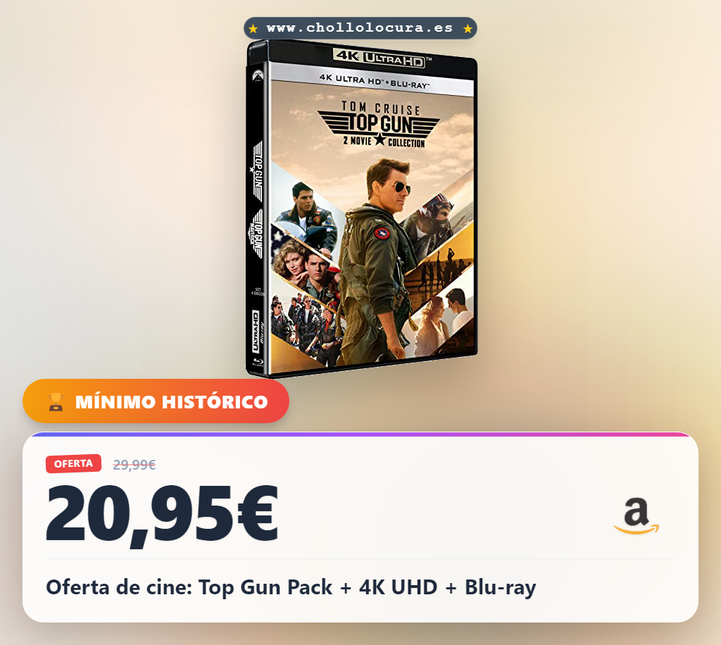 Top Gun Pack: Top Gun + Top Gun: Maverick (4K UHD + Blu-ray) [Blu-ray]
