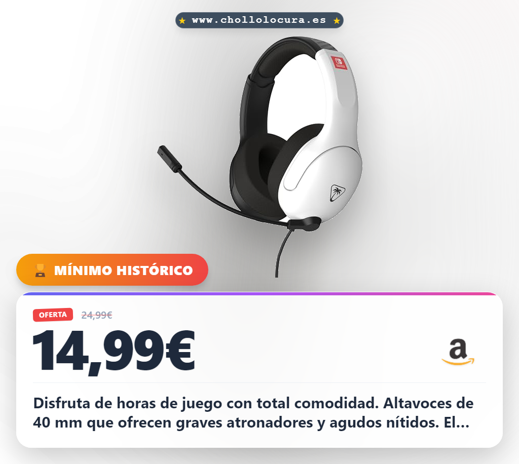 Consigue los auriculares Turtle Beach Airlite Fit para Nintendo Switch con licencia oficial y sonido de calidad
