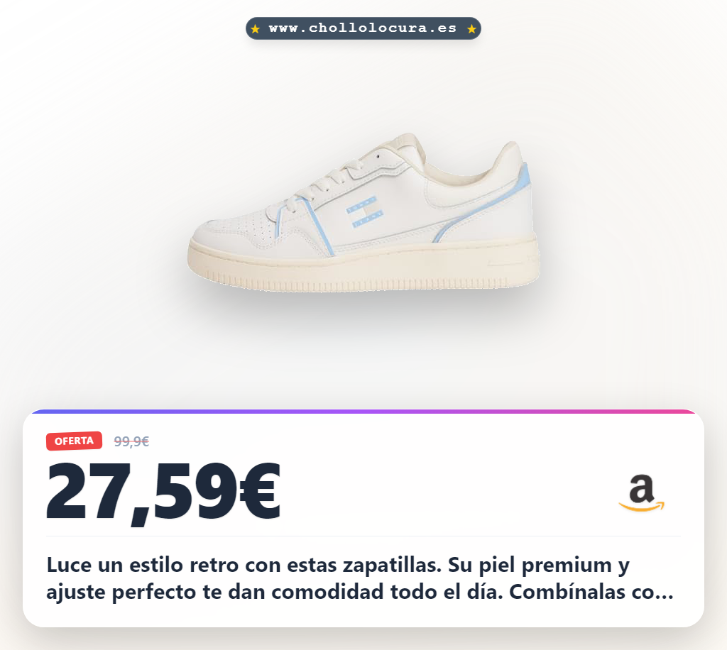Consigue zapatillas Tommy Jeans Cupsole retro para mujer en blanco. Comodidad y estilo urbano.