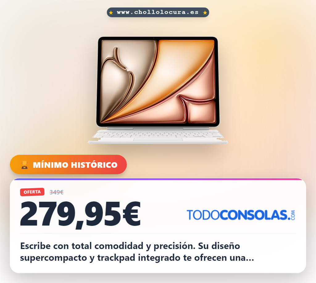 Escribe con total comodidad y precisión. Su diseño supercompacto y trackpad integrado te ofrecen una productividad increíble. Ajusta el ángulo con facilidad para una experiencia de escritura perfecta. Además, su bisagra protectora y carga USB-C te dan libertad total.