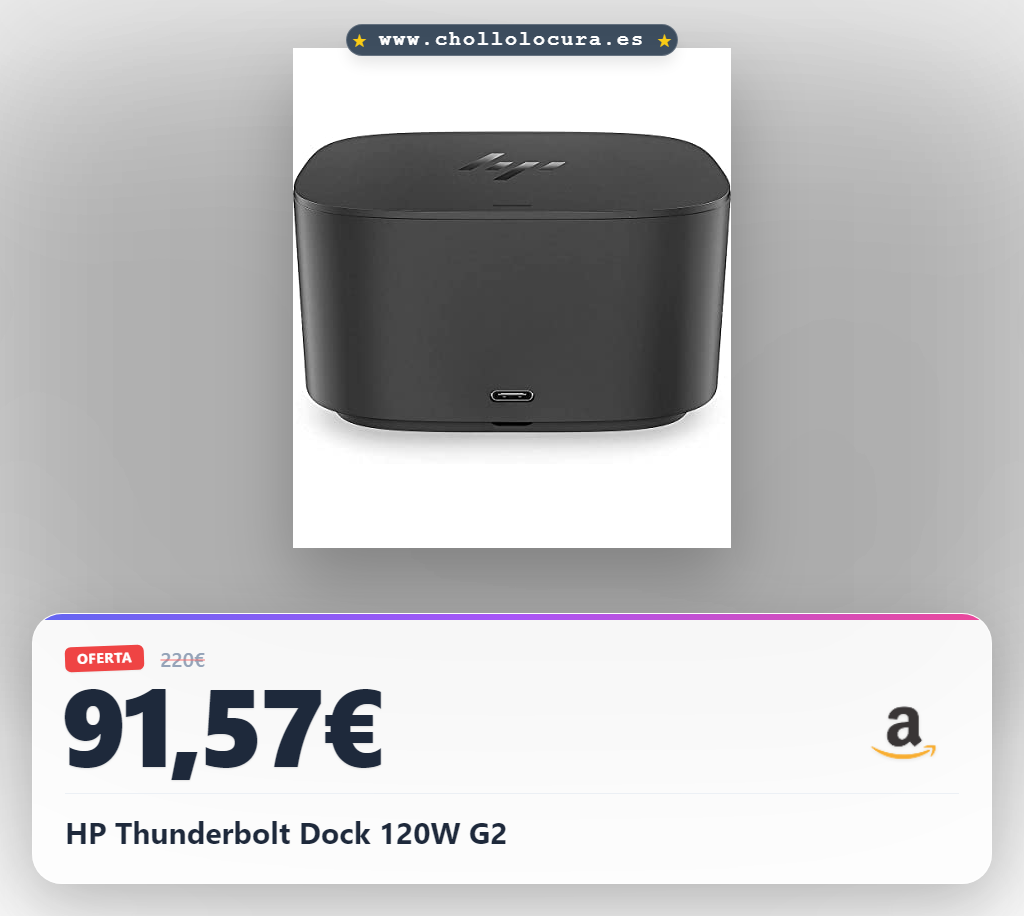 HP Thunderbolt Dock 120W G2