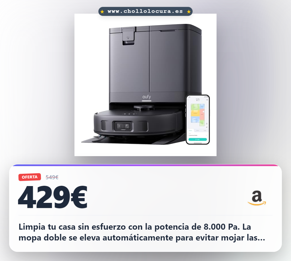 Aprovecha el robot aspirador X10 Pro Omni con mopa doble y AI para una limpieza profunda al mejor precio