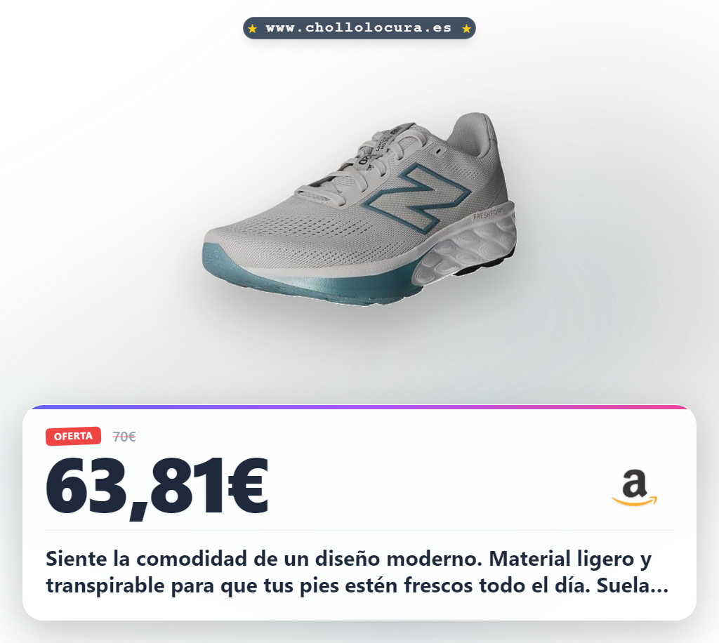 Consigue la zapatilla New Balance 520 con material ligero y transpirable al mejor precio