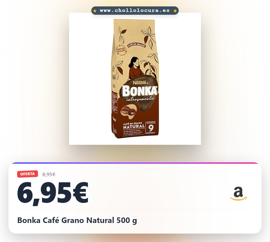 Bonka Café Grano Natural 500 g