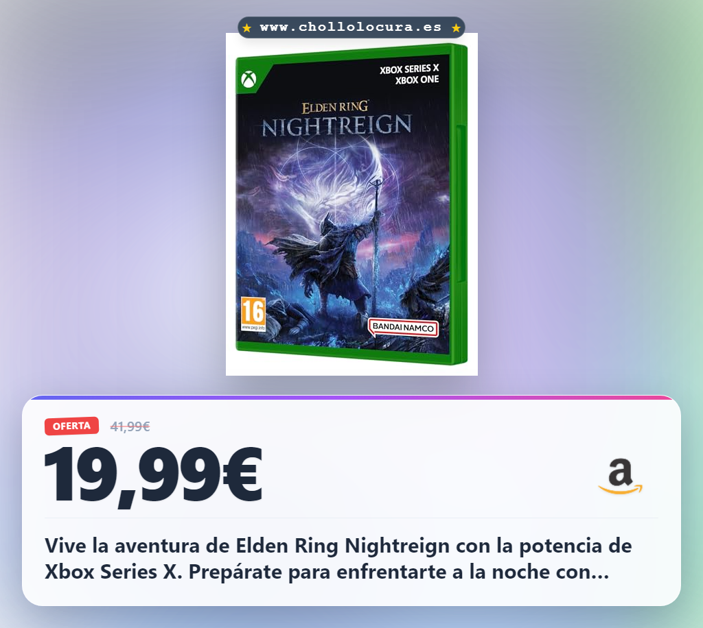 Consigue Xbox Series X para disfrutar de Elden Ring Nightreign al mejor precio