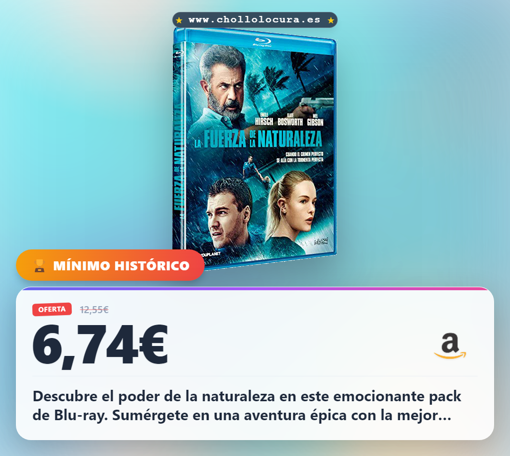 Aprovecha este pack de Blu-ray La fuerza de la naturaleza y disfruta del cine en oferta histórica
