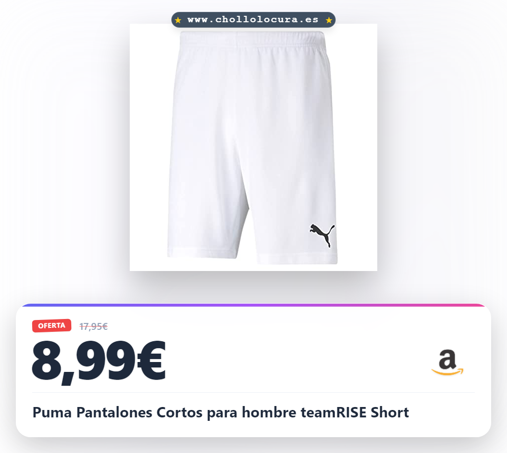Puma Pantalones Cortos para hombre teamRISE Short