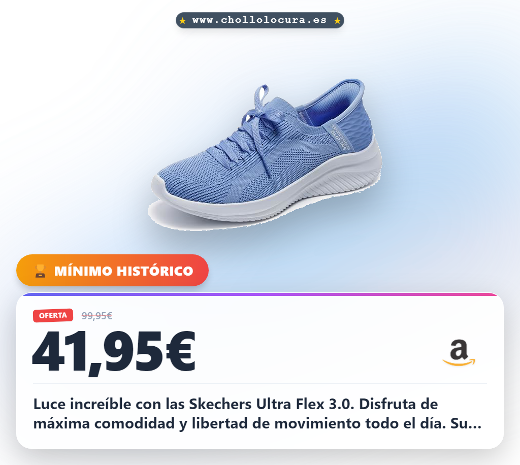 Logra el máximo confort con Skechers Ultra Flex 3.0: zapatillas mujer con ribete rosa en oferta histórica
