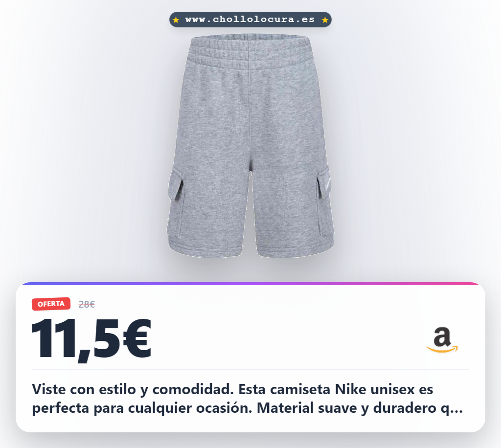 Consigue la camiseta Nike unisex para adulto en oferta al mejor precio