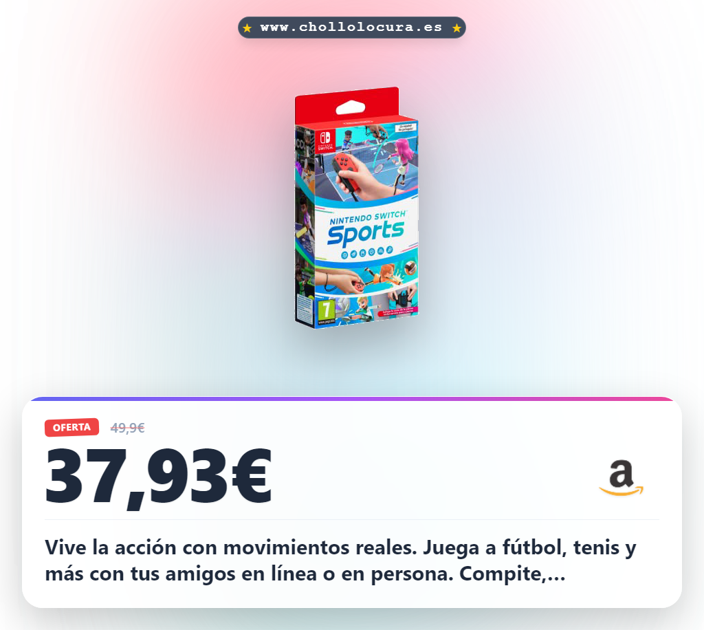 Disfruta de deportes inmersivos en Nintendo Switch Sports: juega con movimientos reales y compite con amigos