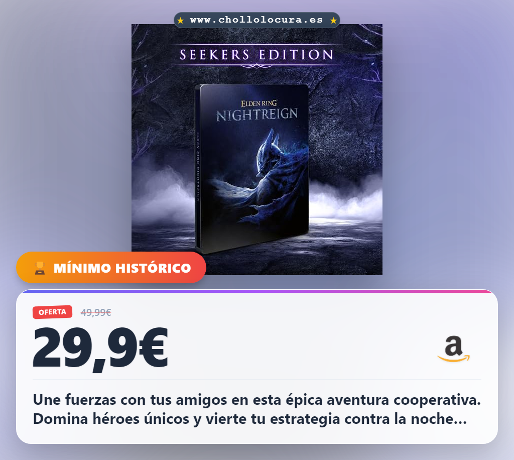 Aprovecha Elden Ring Nightreign Seekers Edition PS4: épica aventura cooperativa y contenido extra al mejor precio