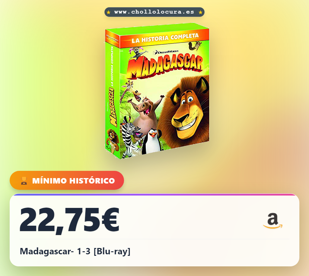 Madagascar- 1-3 [Blu-ray]