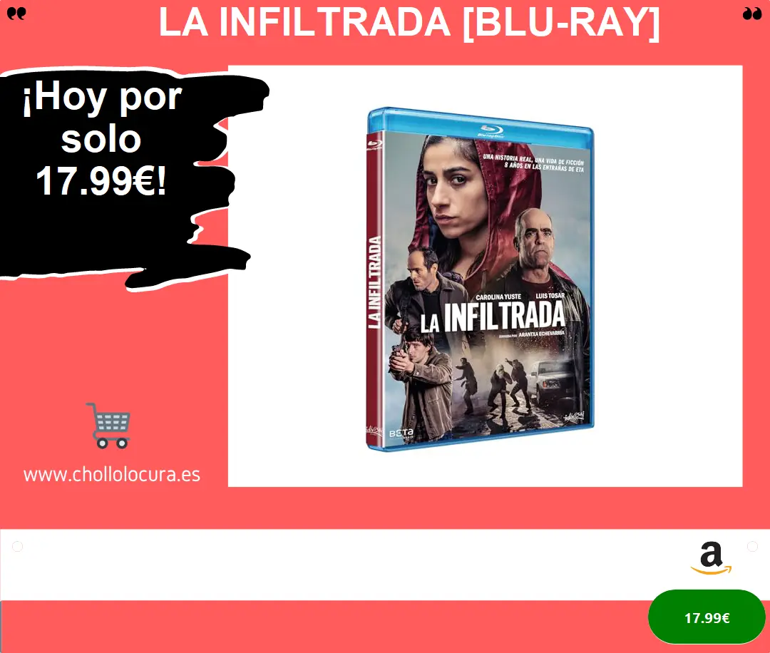 Descubre el thriller más impactante de la década: La Infiltrada [Blu-ray] - ¡La verdad está en peligro!