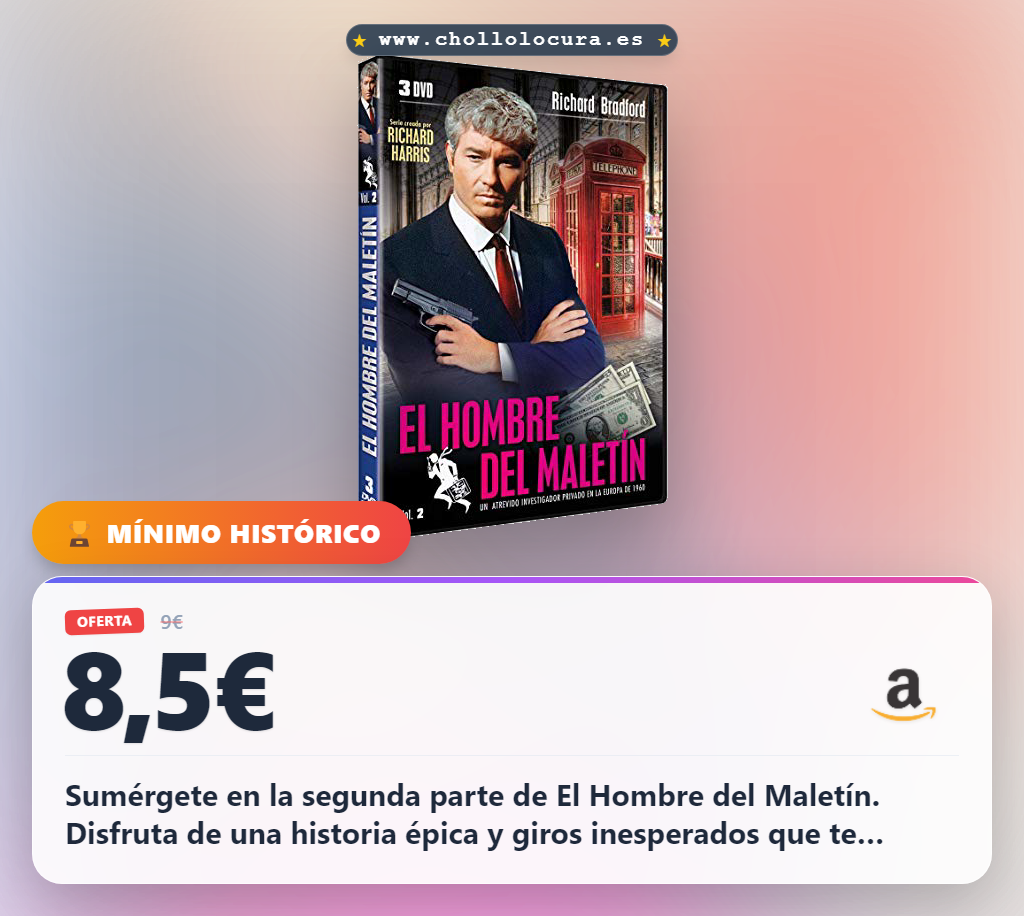 Encuentra El Hombre del Maletín Vol. 2 DVD en oferta al mejor precio para ver esta película de acción